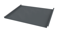 Фальцевая кровля 562/550x0,7 мм, 7011 железно-серый глянцевый