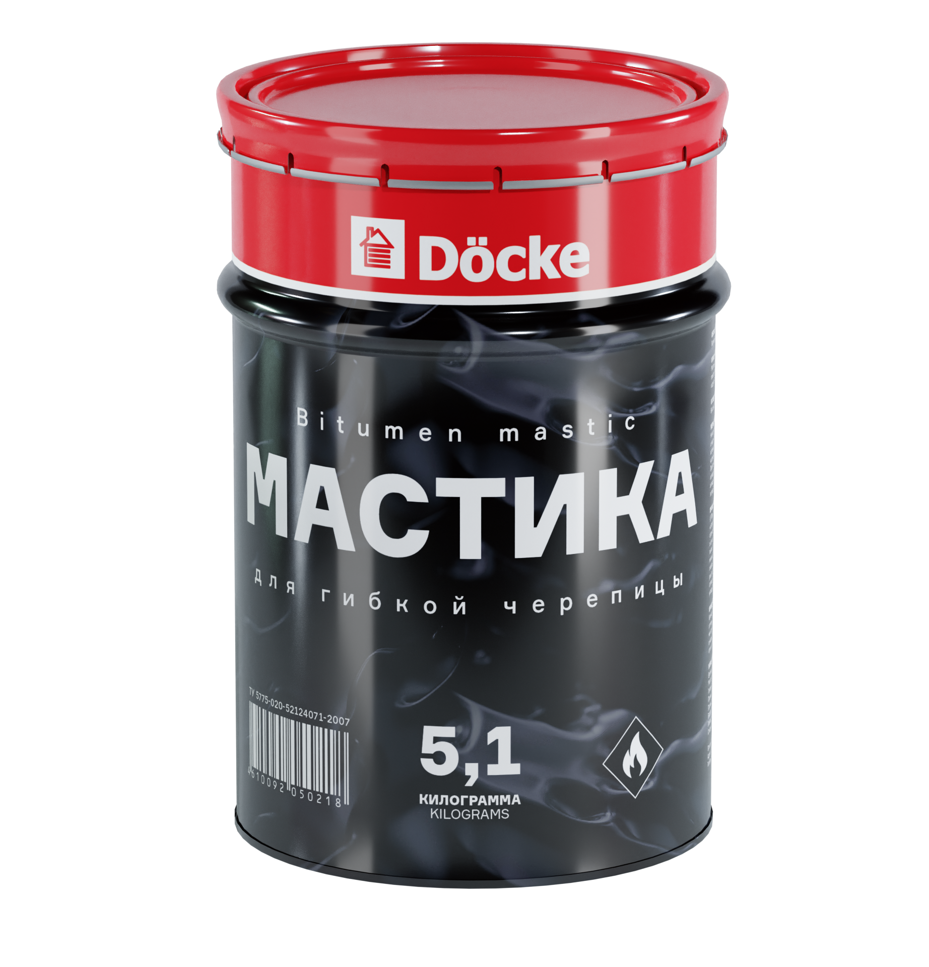 Мастика для гибкой черепицы 5,1кг (5л)