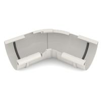 Угловой элемент регулируемый внутренний 125 мм, RAL 9003