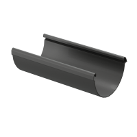 Желоб водосточный, 7024 графит