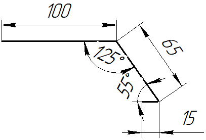 Планка карнизная 100x65x2000 мм, 1015 св. слоновая кость глянцевый