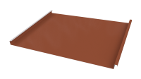 Фальцевая кровля 562/550x0,7 мм, 8004 медно-коричневый глянцевый