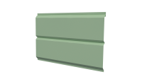 Л-брус 264/240x0,45 мм, 6019 бело-зеленый глянцевый