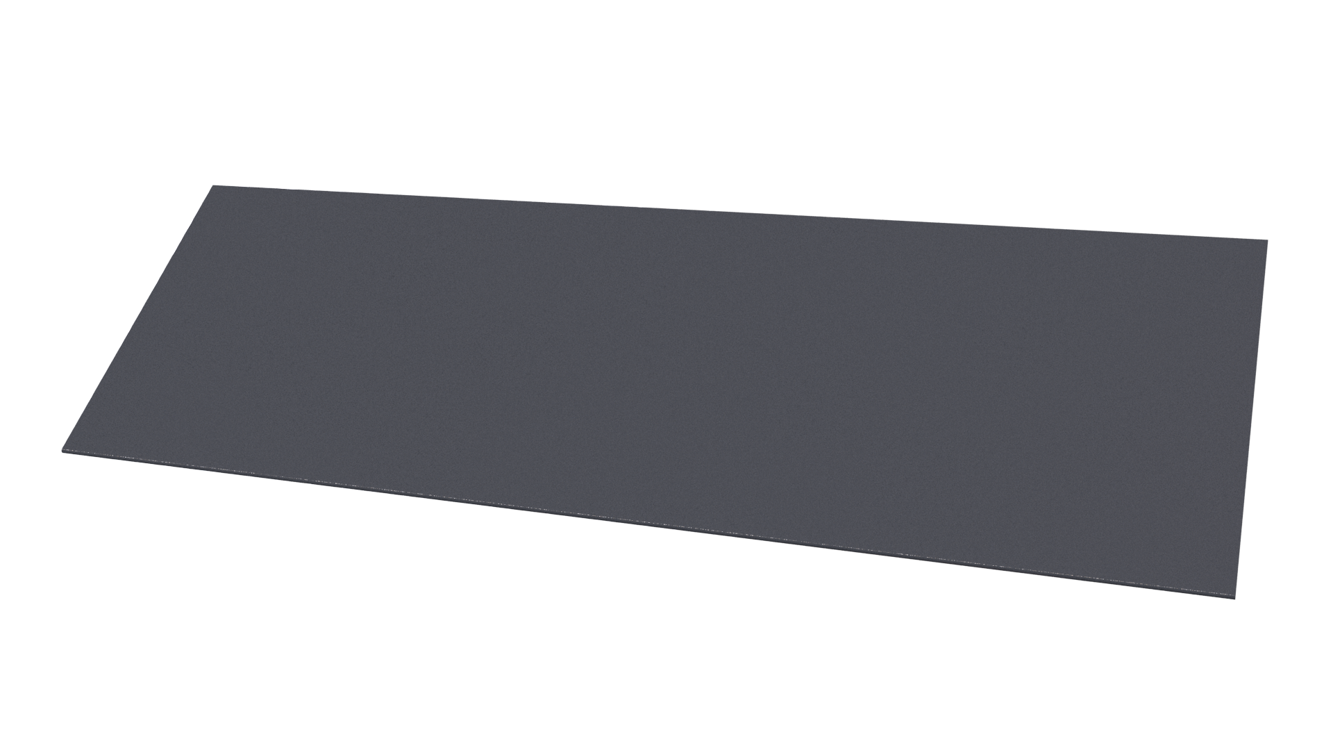Планка завершающая 65x2000 мм, 7024 графитовый серый PUR Pruf