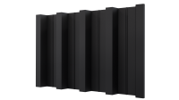 Профнастил Н60 902/845x0,5 мм, 9005 черный янтарь матовый