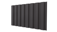 Профнастил С20A 1150/1100x0,5 мм, 8019 серо-коричневый матовый
