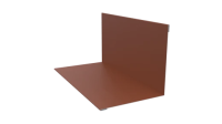 Угол внутрений 100x100x2000 мм, 8004 медно-коричневый матовый