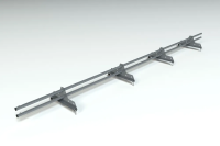 Снегозадержатель Econom d-25 (круг) 3,0 м NEXT Ral 7024 графитовый серый