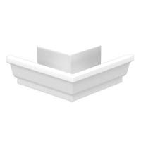 Угол желоба наружный 90⁰, 9003 сигнальный белый