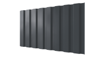 Профнастил С20A 1150/1100x0,4 мм, 7011 железно-серый глянцевый