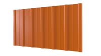 Профнастил НС16 1150/1100x0,3 мм, 2011 насыщенный оранжевый глянцевый