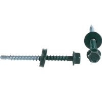 Саморез с прокладкой с полимерным покрытием, 4,8x51 мм