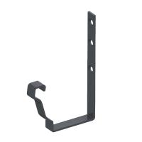 Держатель желоба короткий 120x86 мм, 7024 графитовый серый