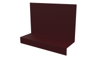 Примывание боковое фальц 25x65x130 мм, 3005 винно-красный матовый