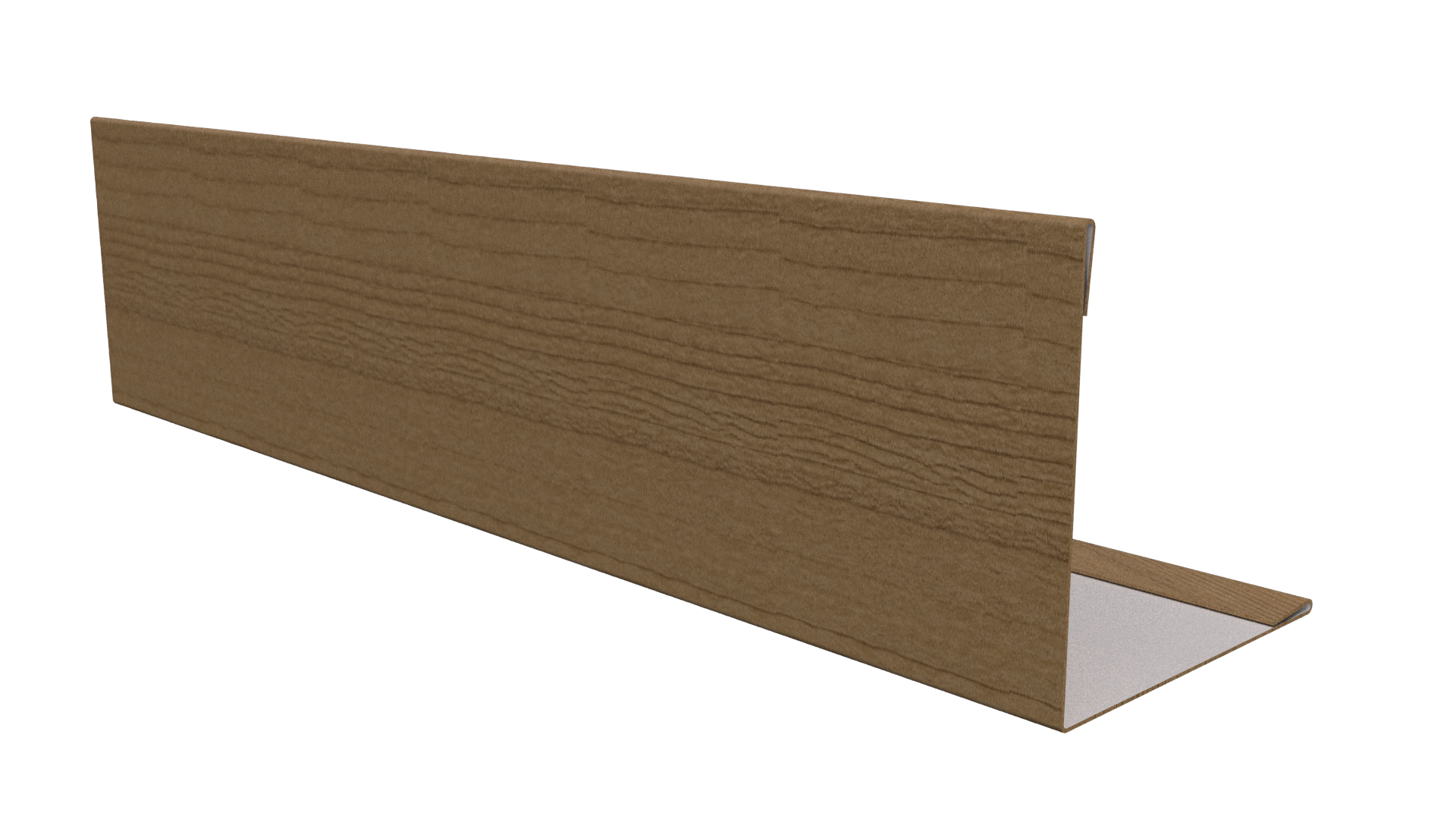 Планка завершающая 10x50x50x10 мм, Орех 3D