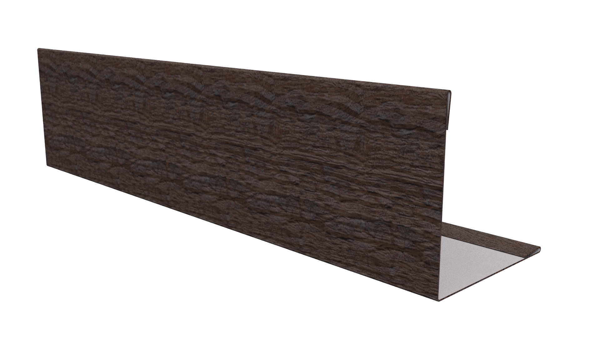 Планка завершающая 10x50x50x10 мм, Морёный дуб 3D