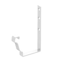 Держатель желоба короткий 120x86 мм, 9003 сигнальный белый