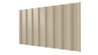 Профнастил С20B 1150/1100x0,45 мм, 1015 св. слоновая кость глянцевый