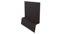Планка стартовая фальц 135x30x55 мм, 8017 шоколадно-коричневый PUR Pruf