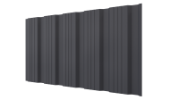 Профнастил К20 1185/1120x0,45 мм, 7024 графитовый серый матовый