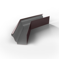 Угол желоба наружный 135⁰, 8017 шоколадно-коричневый