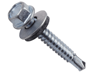 Саморез с прокладкой оцинкованный, 4,8x51 мм