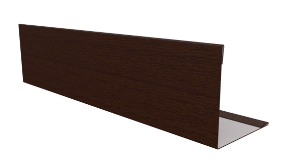 Планка завершающая 10x50x50x10 мм, Золотистый дуб 3D
