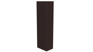 Стойка 40x60x40 мм, 8017 шоколадно-коричневый PUR Pruf
