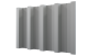 Профнастил Н60 902/845x0,8 мм, цинк