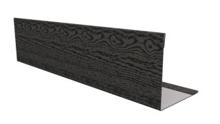 Планка завершающая 10x50x50x10 мм, Дуб Винтаж 3D