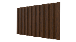 Профнастил С21 1051/1000х0,45 мм, Дуб Локарно 3D