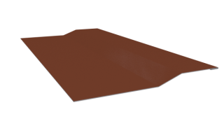 Планка крепёжная фальц 50x17x29 мм, 8004 медно-коричневый глянцевый