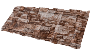 Профиль Пегас 1195/1130x0,45 мм, Дикий камень