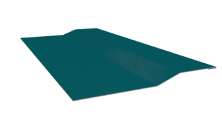 Планка крепёжная фальц 50x17x29 мм, 5021 водная синь глянцевый