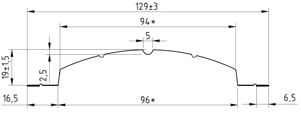 Штакетник Европланка Престиж 131x0,5 мм, 8017 шоколадно-коричневый PUR Pruf