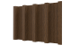 Профнастил Н60 902/845х0,45 мм, Дуб Сантана 3D
