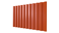 Профнастил С21 1051/1000x0,4 мм, 2004 оранжевый глянцевый