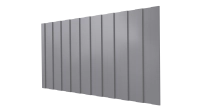 Профнастил С8 1200/1150x0,65 мм, 7004 сигнальный серый глянцевый