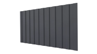 Профнастил С8 1200/1150x0,5 мм, 7024 графитовый серый матовый