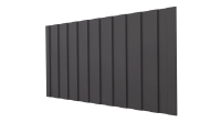 Профнастил С8 1200/1150x0,45 мм, 8019 серо-коричневый матовый
