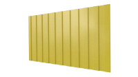 Профнастил С8 1200/1150x0,5 мм, 1018 цинково-желтый глянцевый