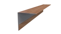 Планка угла наружного 50x50x2000 мм, Золотой орех 3D