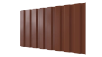 Профнастил С20A 1150/1100x0,3 мм, 8004 медно-коричневый глянцевый