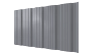 Профнастил К20 1195/1130x0,4 мм эконом, 7040 серое окно глянцевый