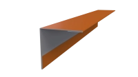 Планка угла наружного 50x50x2000 мм, 2011 насыщенный оранжевый глянцевый