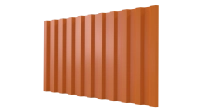 Профнастил С21 1051/1000x0,3 мм, 2011 насыщенный оранжевый глянцевый