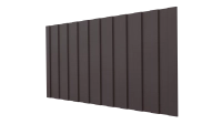 Профнастил С8 1200/1150x0,45 мм, 8017 шоколадно-коричневый матовый